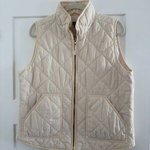 J.Crew Mercantile Creamy Quilted Vest - Size L